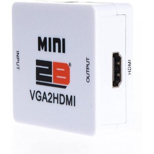 توبي CV748 محول من VGA الي HDMI مع مخرج صوت - أبيض