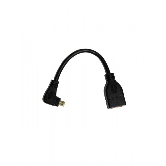 كابل توبى - من Micro HDMI Male الى HDMI Female - طوله 20 سم كابل توبى - من Micro HDMI Male الى HDMI Female - طوله 20 سم