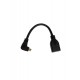 كابل توبى - من Micro HDMI Male الى HDMI Female - طوله 20 سم كابل توبى - من Micro HDMI Male الى HDMI Female - طوله 20 سم