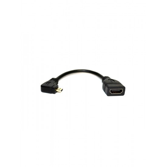كابل توبى - من Micro HDMI Male الى HDMI Female - طوله 20 سم كابل توبى - من Micro HDMI Male الى HDMI Female - طوله 20 سم