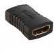 وصلة1080P HDMI انثى الي انثى تدعم HDCP - اسود وصلة1080P HDMI انثى الي انثى تدعم HDCP - اسود