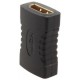 وصلة1080P HDMI انثى الي انثى تدعم HDCP - اسود وصلة1080P HDMI انثى الي انثى تدعم HDCP - اسود
