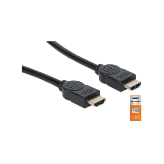كابل HDMI من منهاتن بطول 3 متر متوافق مع أجهزة متعددة