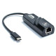 محول USB 3.0 نوع C الى جيجابت ايثرنت LAN للكمبيوتر - اسود