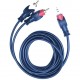 تو بى - كابل من RCA Socket DC2 الى Audio Pc Cable تو بى - كابل من RCA Socket DC2 الى Audio Pc Cable