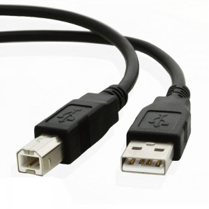 مانهاتن كابل طابعة USB من A Male / B Male طوله 1.8 متر - أسود