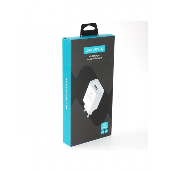 لافينتو (MP105) شاحن يو أس بي Wall Single output Euro Plug - بمخرج 2.1A - أبيض