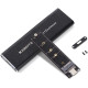 قارئ هارد SSD M.2 PCI-E خارجي من M.2 NVME الى USB 3.1 النوع سي من الجيل 2 بسرعة 10 جيجابايت في الثانية (M.2-الى-NVMe)
