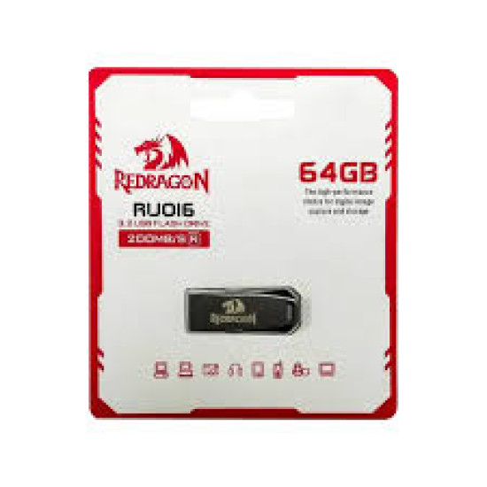 REDRAGON 64GB High-Speed Type-C 3.2 Flash Drive فلاشة للكمبيوتر وللموبايل تايب سي