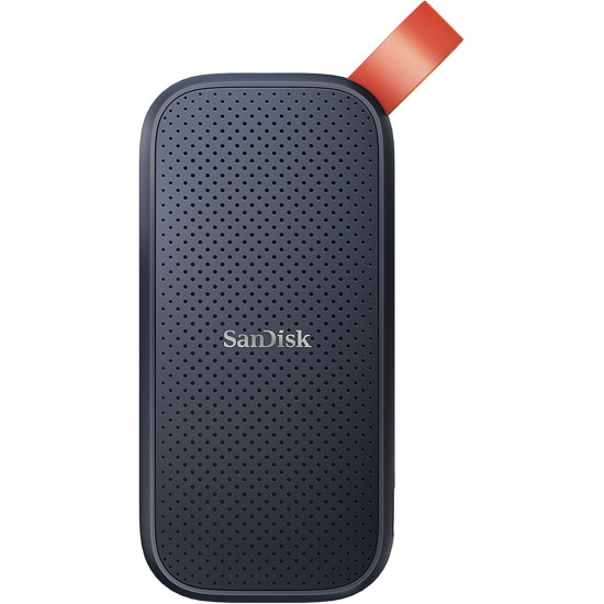 هارد SSD خارجي محمول 2TB (مجدد) سعة 800 ميجابايت/ثانية R، USB 3.2 الجيل الثاني بهيكل متين مع حماية من السقوط حتى 2 م وكابل نوع سي الى نوع ايه من سانديسك، متوافق مع أجهزة الكمبيوتر الشخصي وماك