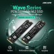 هارد SSD من هيكسيمي، بذاكرة مستديمة بمنفذ PCIE3.0 M.2 2280 ويف (P) سعة 256 جيجابايت، محرك الحالة الصلبة