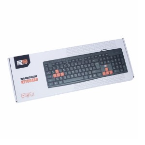 توبي KB445 لوحة مفاتيح Multimedia - يو أس بي - أسود