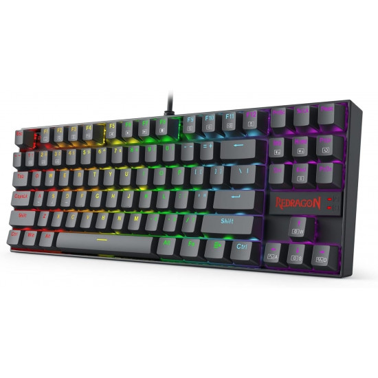 لوحة مفاتيح ميكانيكية للالعاب رينبو ريدراجون K552 - مفتاح اوتمو احمر - هيكل ايه بي اس معدني