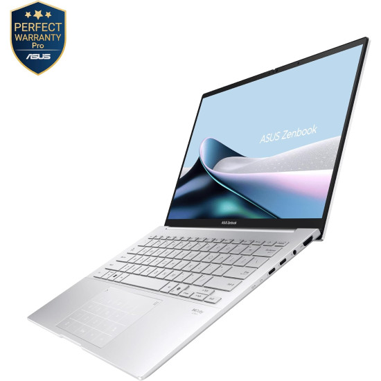 اسس زين بوك 14 [UX3405CA-PZ009W] U9-285H / 32GB LPDDR5X / 1TB SSD / بطاقة رسومات انتل ارك™ / شاشة لمس 3K OLED 14 انش / ويندوز 11/ضمان مثالي لمدة عام
