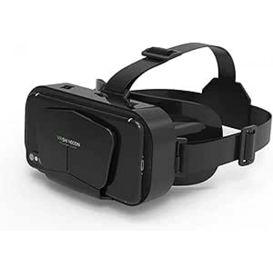 VR شاينكون نظارات الواقع الافتراضي ثلاثية الابعاد مع سماعة اذن لجوالات اندرويد وiOS مقاس 3.5-6 انش VR شاينكون نظارات الواقع الافتراضي ثلاثية الابعاد مع سماعة اذن لجوالات اندرويد وiOS مقاس 3.5-6 انش