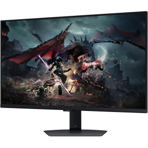 شاشة كمبيوتر العاب سامسونج اوديسي G50D، لوحة IPS سريعة 27 انش، 2K QHD (2560 × 1440)، معدل تحديث 180Hz ووقت استجابة 1 مللي ثانية (GTG)، AMD فري سينك، متوافقة مع جي سينك