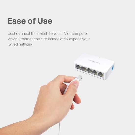 محول سطح مكتب 5 منافذ 10/100 ميجابايت في الثانية من ميركوسيس MS105