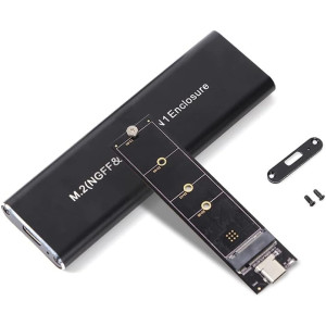 قارئ هارد SSD M.2 PCI-E خارجي من M.2 NVME الى USB 3.1 النوع سي من الجيل 2 بسرعة 10 جيجابايت في الثانية (M.2-الى-NVMe)