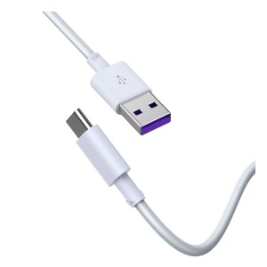 ديفيا كابل EC306 Shark series supercharge من USB الى Type-C - طولة 1.5 متر - أبيض