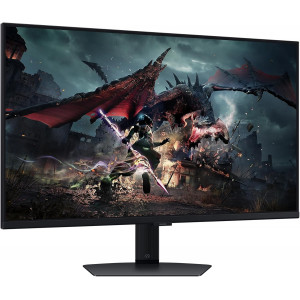 شاشة كمبيوتر العاب سامسونج اوديسي G50D، لوحة IPS سريعة 27 انش، 2K QHD (2560 × 1440)، معدل تحديث 180Hz ووقت استجابة 1 مللي ثانية (GTG)، AMD فري سينك، متوافقة مع جي سينك