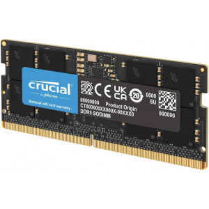 ذاكرة رام للاب توب بسعة 16 جيجابايت/5600ميجاهرتز CL40 DDR5 من كروشال (CT16G48C40S5)، سعة 16.0 GB