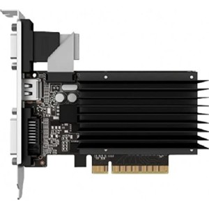 Palit GeForce GT 730 Silent 2GB DDR3 Nvidia Graphics Card (PCI Express 2.0, HDMI, DVI-D, VGA, 64 Bit), NEAT7300HD46H